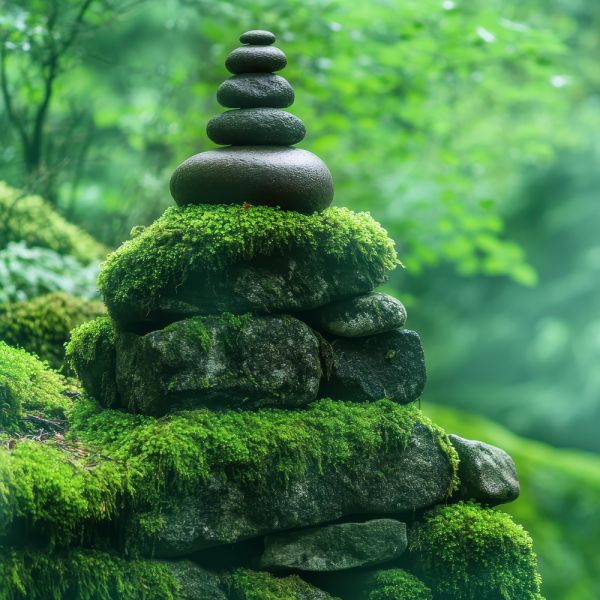 Square-pebbles-vecteezy_balanced-stones-on-mossy-rocks-in-a-forest-setting_50533304